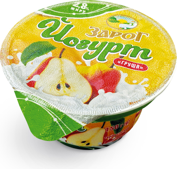 Йогурт 2,8% "Груша" термостатний 150 г, ТМ "ЗароГ"